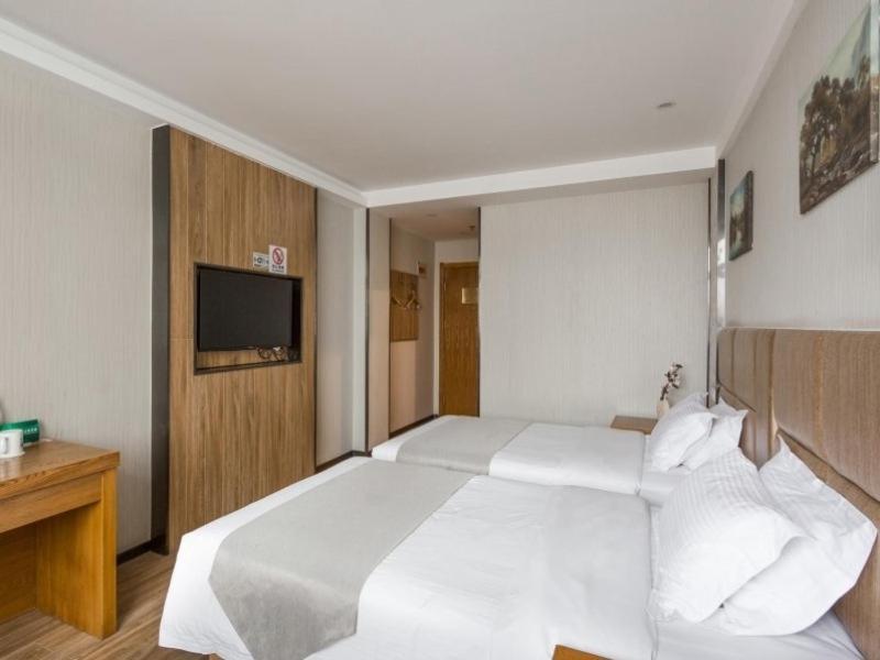 Greentree Inn Jiangsu Yancheng Yandu Bus Station Middle Daqing Road Express Hotel Bagian luar foto